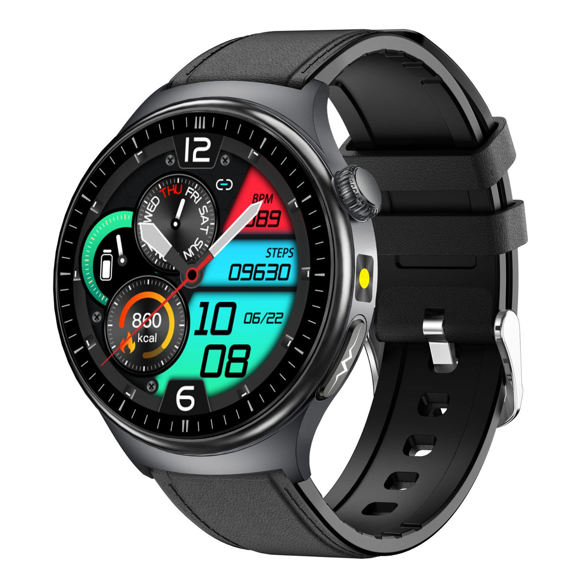 Smartwatch met EKG, Bloeddruk en Zuurstofmonitor – Fitness Tracker
