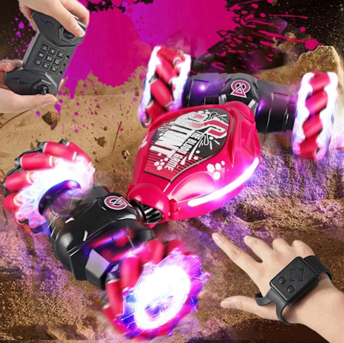 Afstandsbediende Stuntrobot – LED Verlichting – Voor Kinderen en Speelgoedverzamelaars