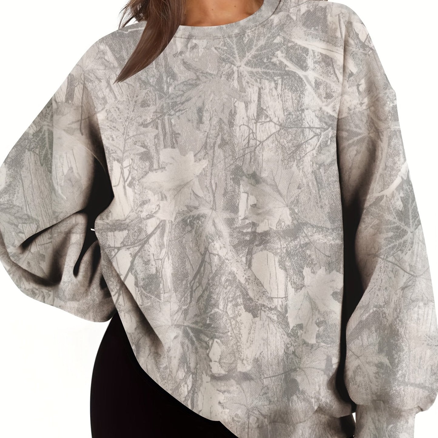 Dames Trui – Camouflage Design – Comfortabel en Stijlvol