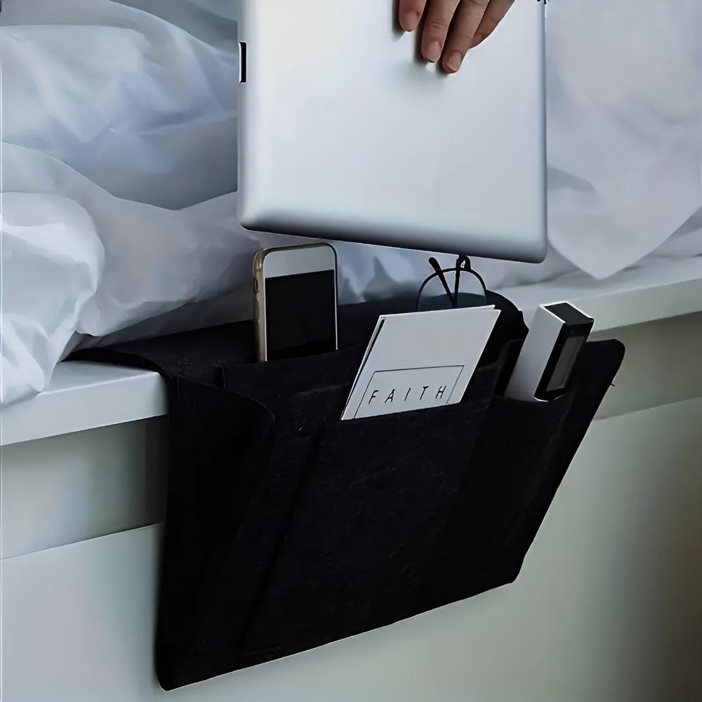 Opbergzak voor Bed – Multifunctionele Organizer – Voor Kussen of Bovenkant Bed