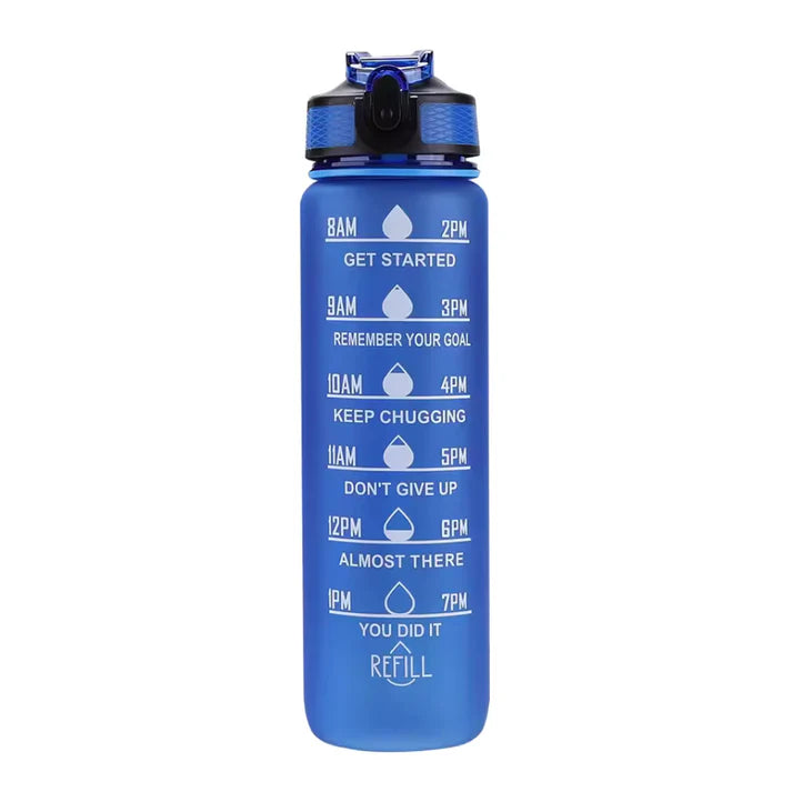 HydrateTrack Bottle | Waterfles Met Tijdlijn – Voor Dagelijks Gebruik
