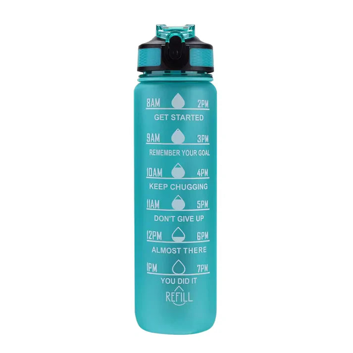 HydrateTrack Bottle | Waterfles Met Tijdlijn – Voor Dagelijks Gebruik