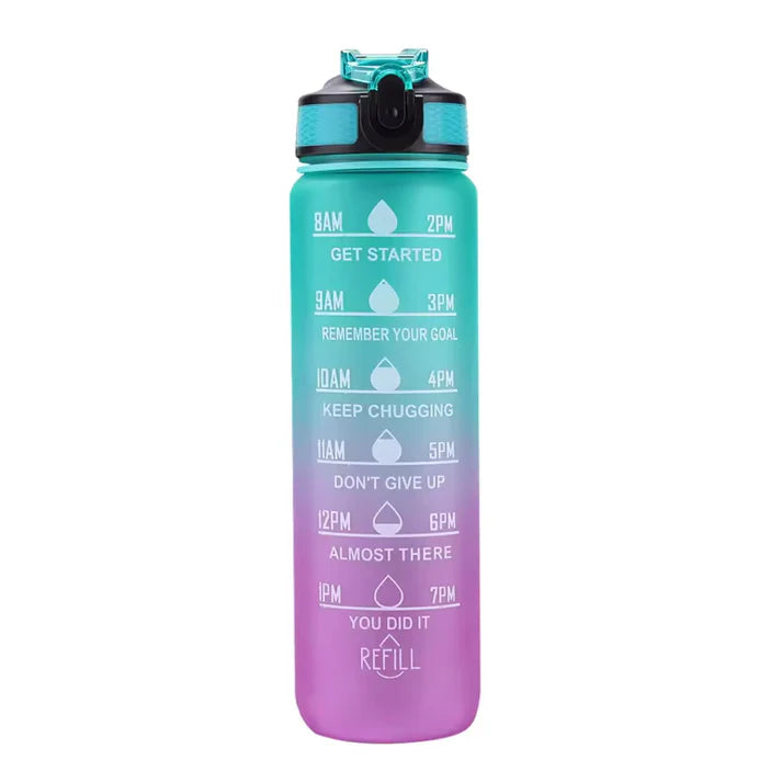 HydrateTrack Bottle | Waterfles Met Tijdlijn – Voor Dagelijks Gebruik