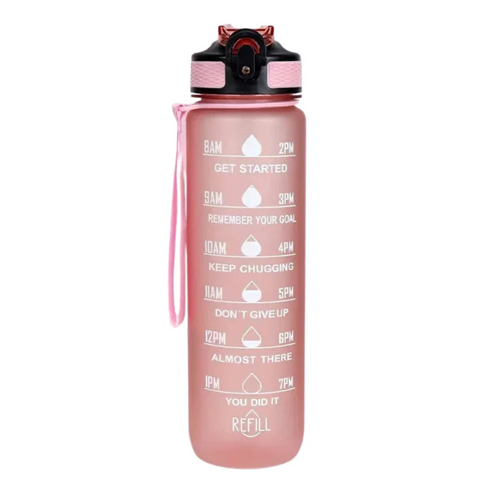 HydrateTrack Bottle | Waterfles Met Tijdlijn – Voor Dagelijks Gebruik