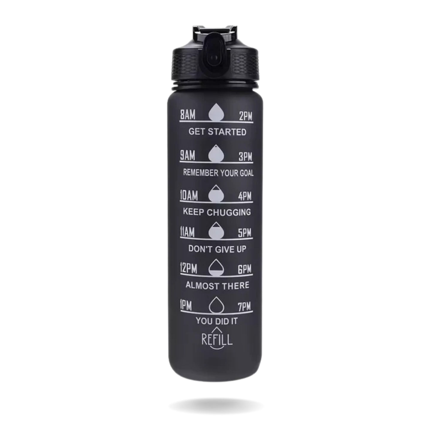 HydrateTrack Bottle | Waterfles Met Tijdlijn – Voor Dagelijks Gebruik