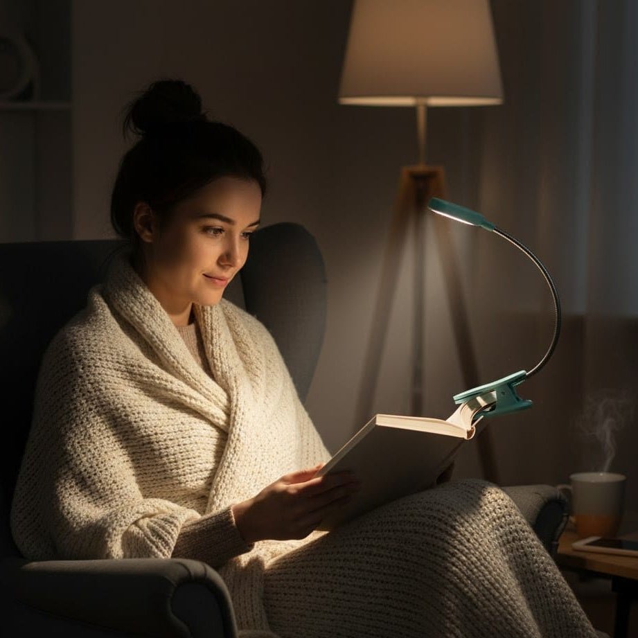 Leeslamp met Klem – Flexibele Hals – Voor Boeken en Tablets