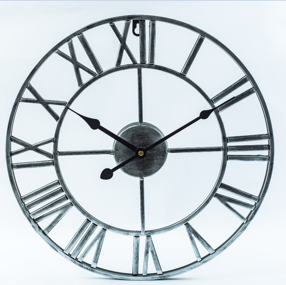 Wandklok – Romeinse Cijfers – Grote Formaat – Voor Interieurdecoratie