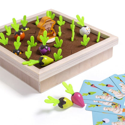 Houten Tuin Speelset – Voor Kinderen – Met Groenten en Boer