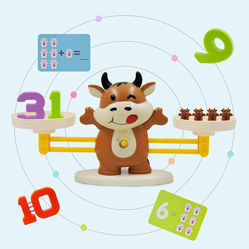 Educatief Balanceerspel met Dieren – Voor Kinderen – Met Nummers en Dierenfiguren