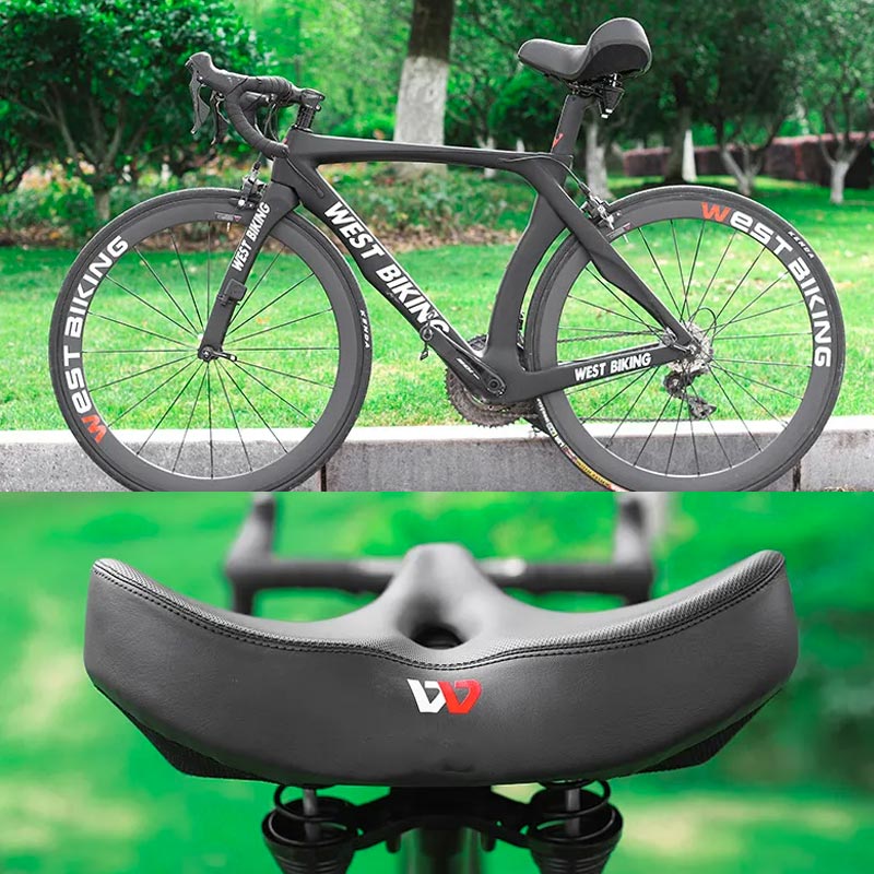 Ergonomisch Fietszadel | Extra Breed Fietszadel Tegen Zadelpijn
