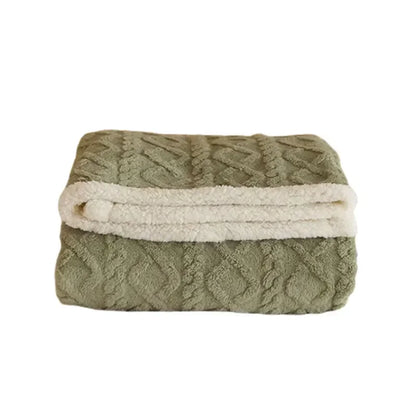 Zachte fleece deken – Dubbele laag – Warm en comfortabel voor het bed