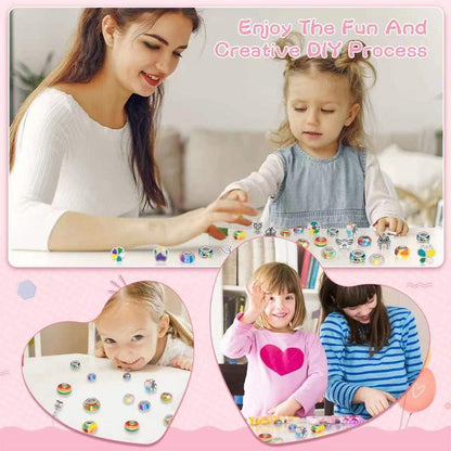 DIY Sieraden Set – Kleurrijke Charms – Voor Armbanden en Kettingen – Voor Kinderen