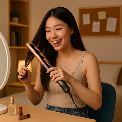 2-in-1 Haardroger en Steilapparaat – Voor Glanzend en Stijlvol Haar – Snelle Styling