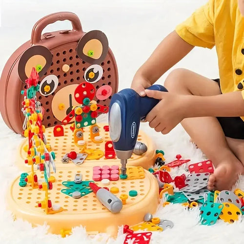 Bouwspeelgoed Set – Gereedschap met Draad – Creatief Spel – Voor Kinderen