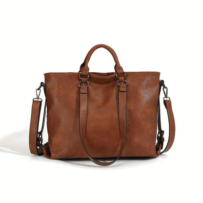 Vintage Schoudertas – Ruim Ontwerp – Stevige Handvaten – Voor Dames