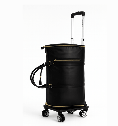 Fittershape Luxe Mega Bag – handbagage met rolwielen & vouwvrij