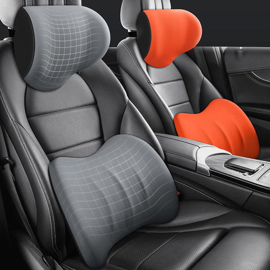 Auto Rug- en Neksteun Kussen – Verstelbaar – Comfortabel en Ondersteunend – Voor Autozitplaatsen