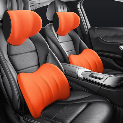 Auto Rug- en Neksteun Kussen – Verstelbaar – Comfortabel en Ondersteunend – Voor Autozitplaatsen