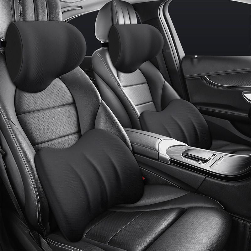 Auto Rug- en Neksteun Kussen – Verstelbaar – Comfortabel en Ondersteunend – Voor Autozitplaatsen
