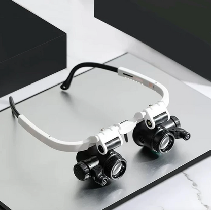 VisionPro HD Vergrootglas Bril - Verlichting en Comfort voor Duidelijk Zicht