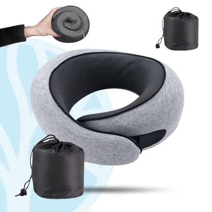 Fittershape Reiskussen – memory foam met kap