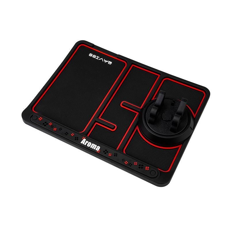 Auto dashboard organizer met telefoonhouder – antislip mat – voor opslag en telefoonplaatsing
