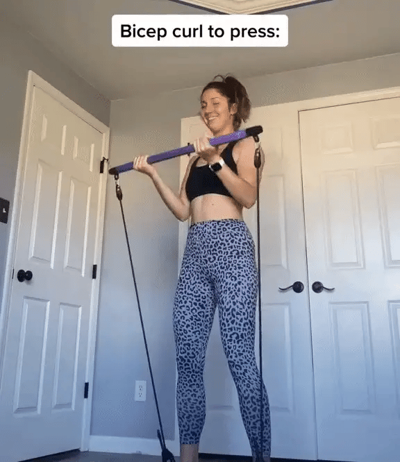 Fitness Weerstandsstok – Voor Thuisworkouts – Met Verstelbare Handvaten