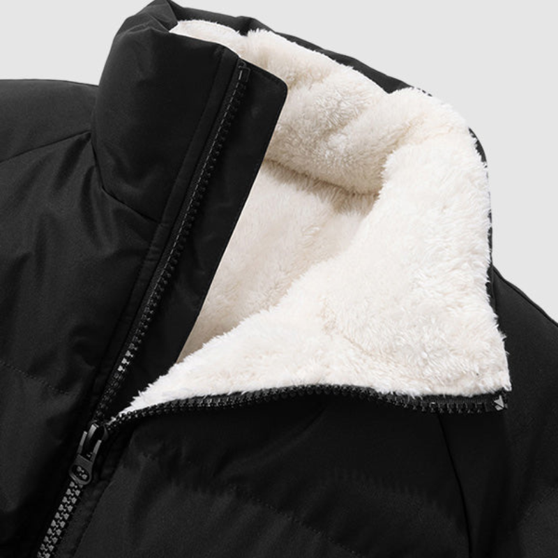 Donsjas met Hoge Kraag – Warm en Comfortabel voor Koude Dagen