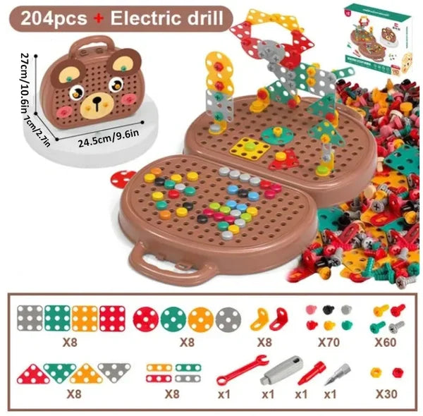 Bouwspeelgoed Set – Gereedschap met Draad – Creatief Spel – Voor Kinderen
