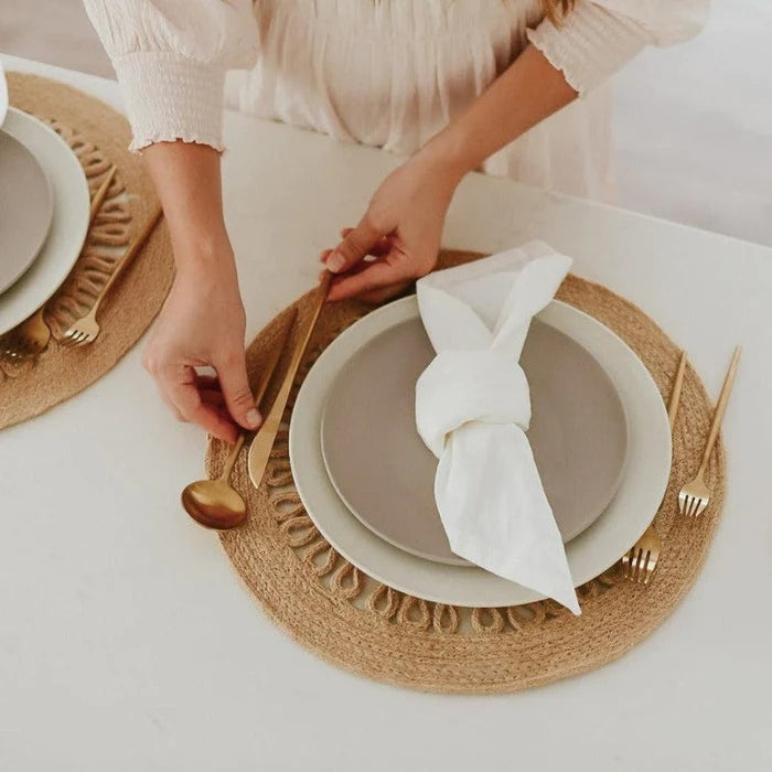 Gouden Bestekset – Modern Design – RVS – Voor Feestelijke Gelegenheden