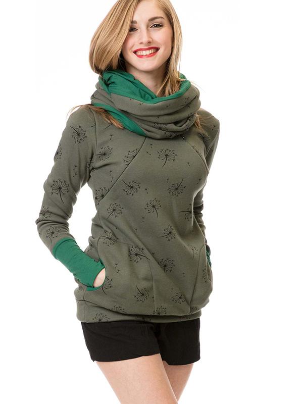 Dames Maternity Hoodie – Baby Draagfunctie – Zachte stof