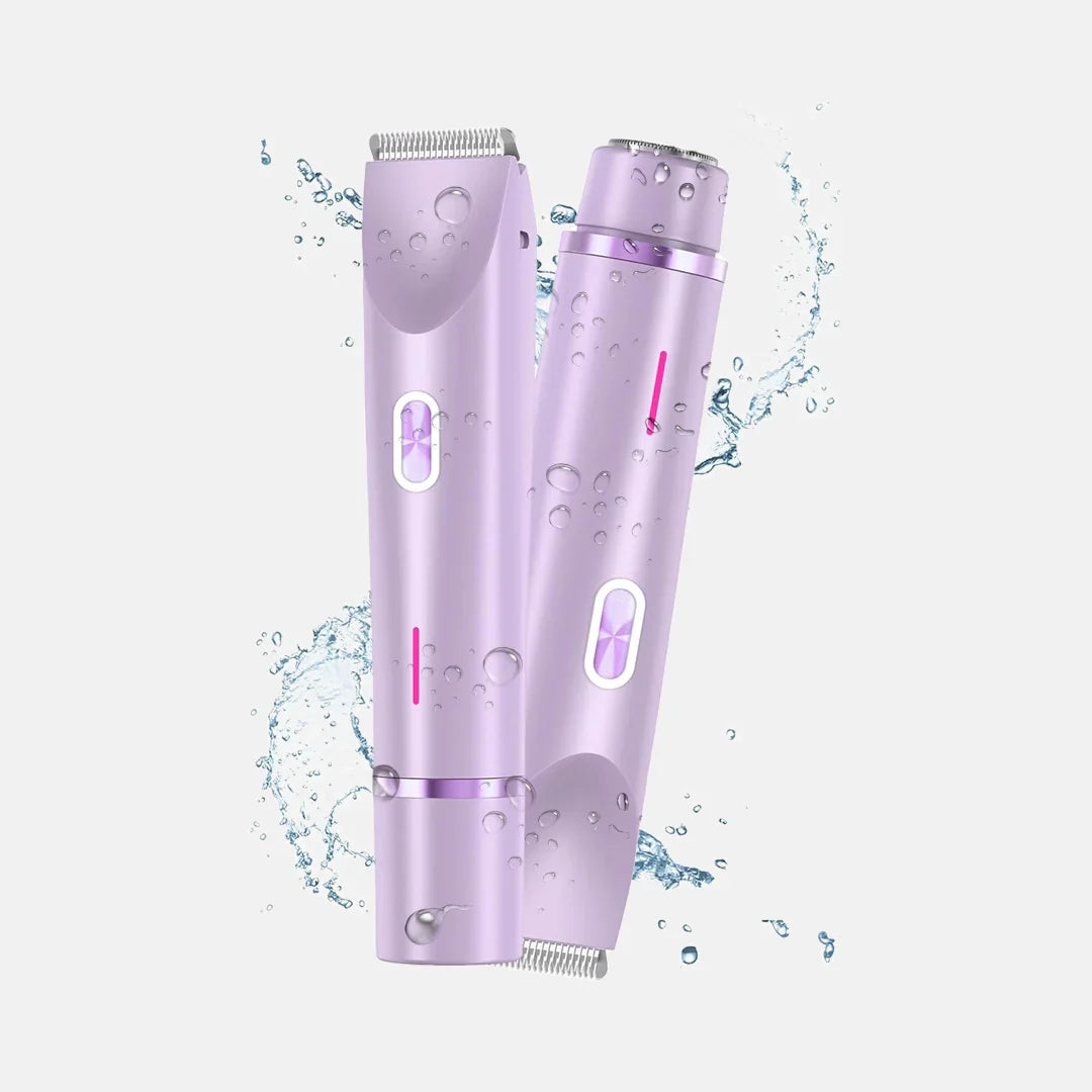 2-in-1 Pijnloze Bikini Haren Trimmer