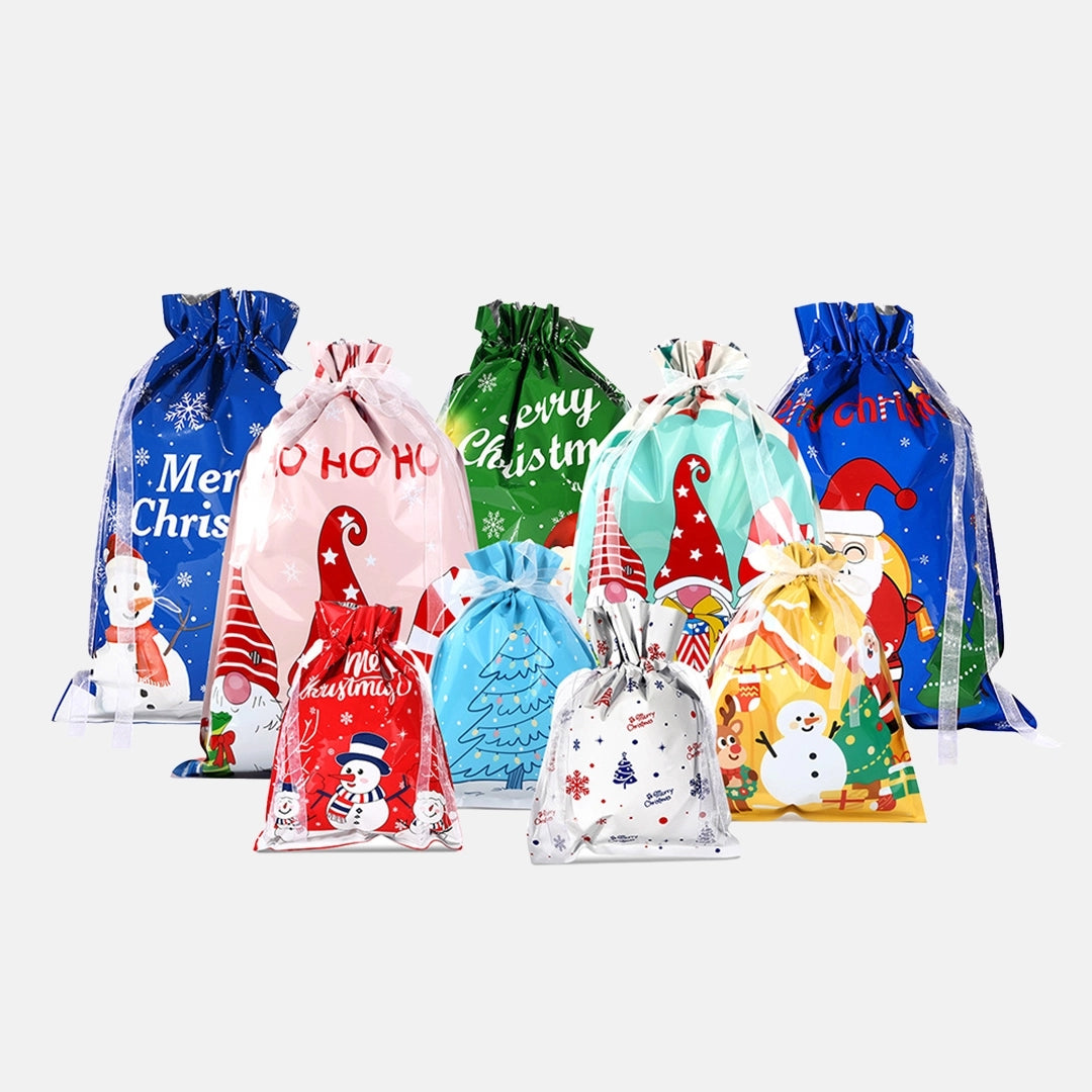 Kringle Express – 60-delige Cadeauzak & Etiketten Set