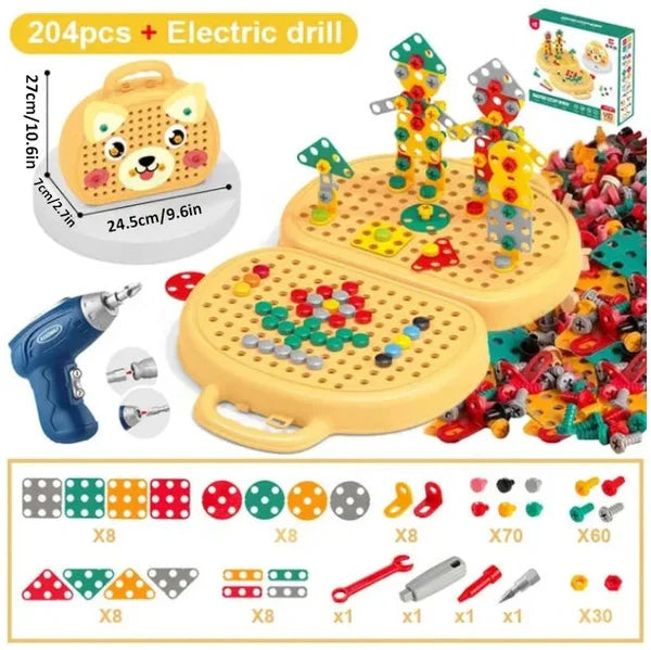 Bouwspeelgoed Set – Gereedschap met Draad – Creatief Spel – Voor Kinderen