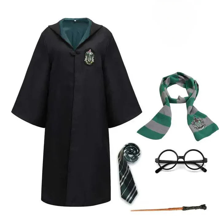 Harry Potter Gryffindor Kostuum – Tovenaarspak – Met Sjaal – Voor Kinderen