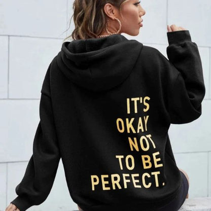 Hoodie Dames – Motivatie Print – Zachte stof – Voor casual outfits
