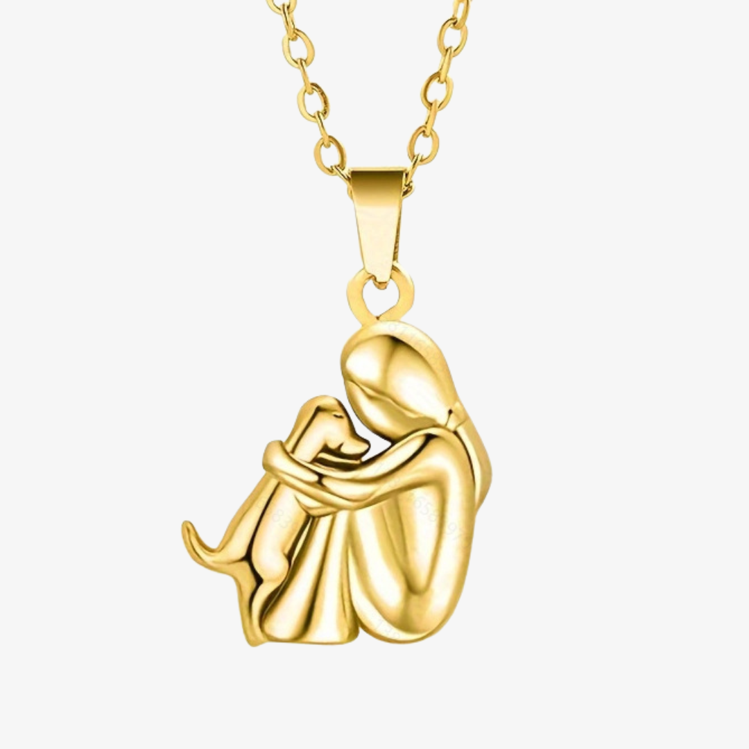 Halsketting – Moeder en Kind – Gouden Accenten – Voor Moeders