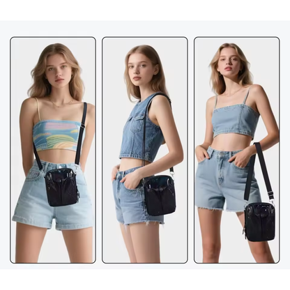 Transparant Crossbody Tasje – Waterafstotend Materiaal – Mesh Voorvak