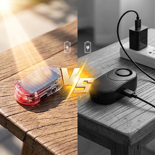 Fittershape Solar LED Nepautoalarm – met bewegingssensor