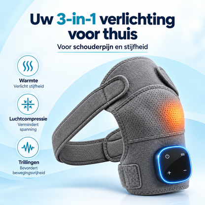 Fittershape AxelKomfort Schoudermassager – warmte, compressie & vibratie