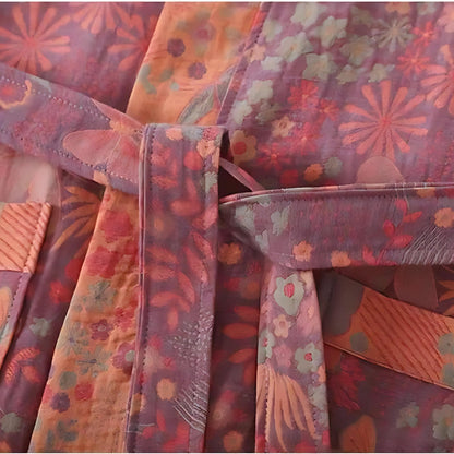 Badjas – Gebloemd – Zachte Stof – Voor Ontspanning en Comfort