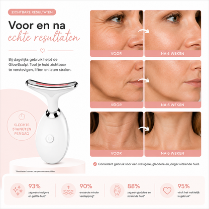 Fittershape GlowSculpt Wand | LED Gezichtstool – Voor Stevigere Huid
