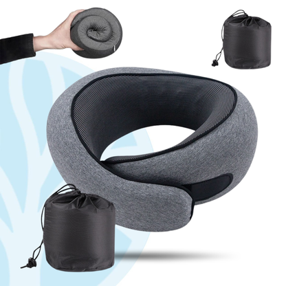 Fittershape Reiskussen – memory foam met kap