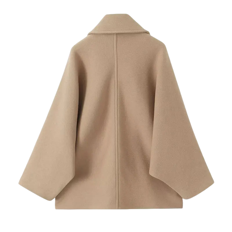 Lange Winterjas voor dames – Oversized – Knopen – Voor koud weer