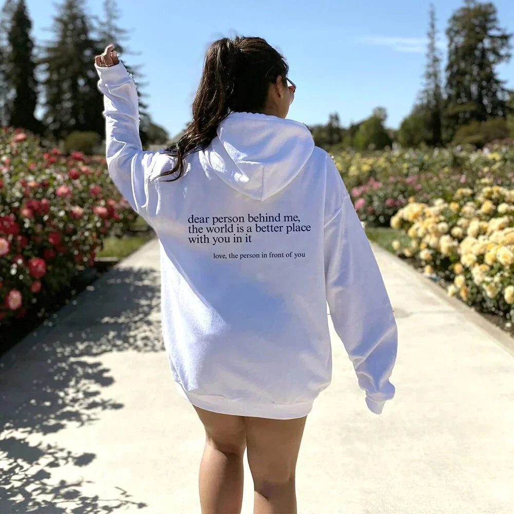 Hoodie Dames – Motivational Tekst – Zachte stof – Voor casual outfits