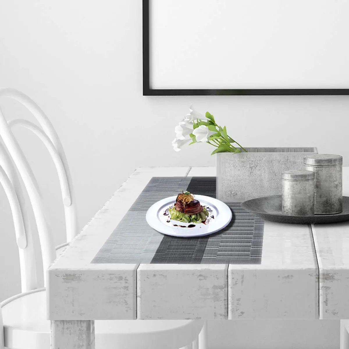 Placemat Set – Vezelmat – Stripes – Voor eettafel en keuken