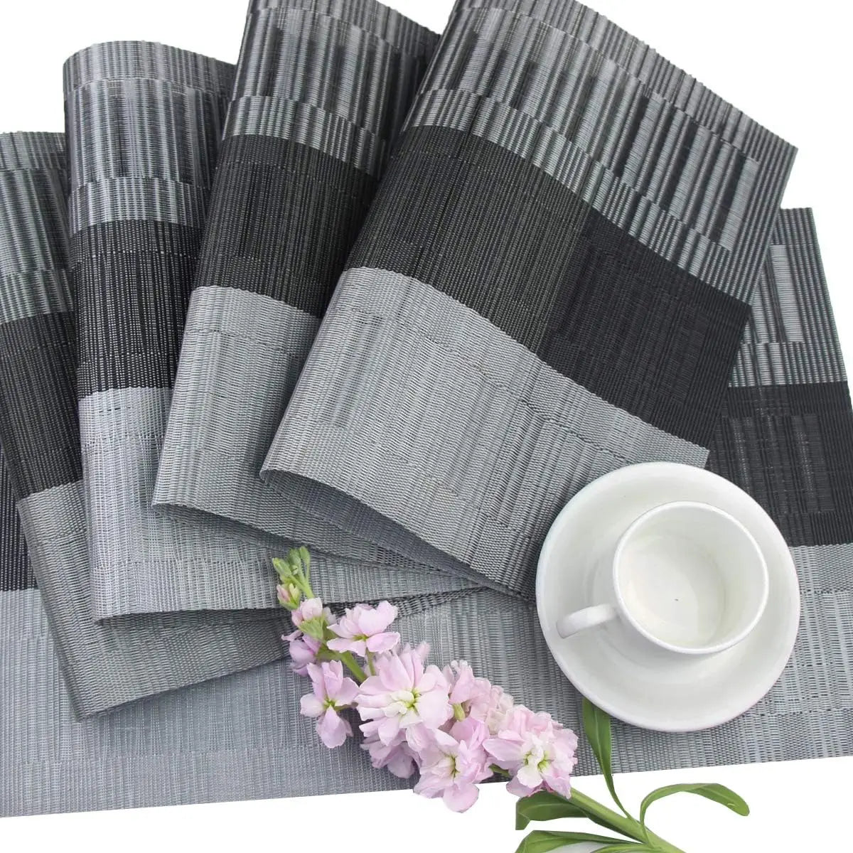 Placemat Set – Vezelmat – Stripes – Voor eettafel en keuken