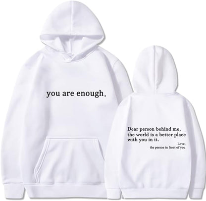 Hoodie Dames – Motivational Tekst – Zachte stof – Voor casual outfits