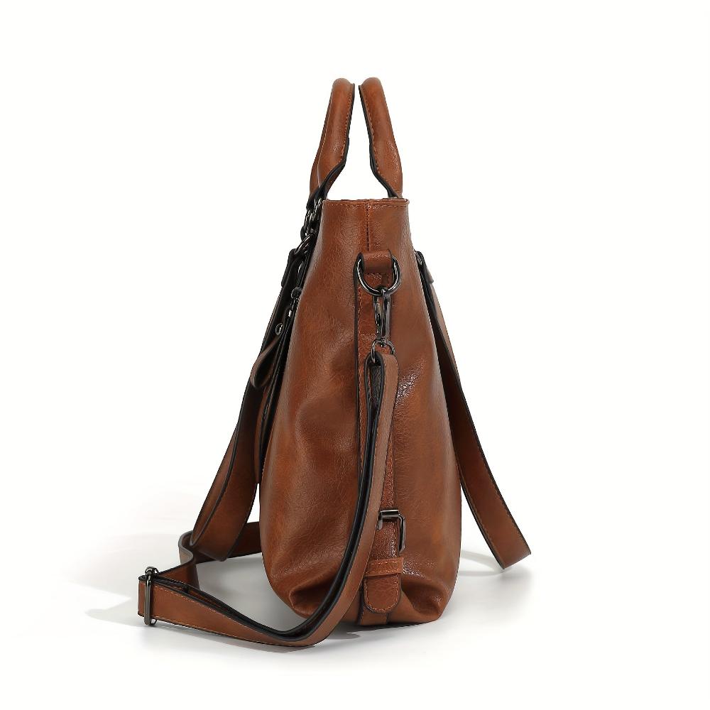 Vintage Schoudertas – Ruim Ontwerp – Stevige Handvaten – Voor Dames