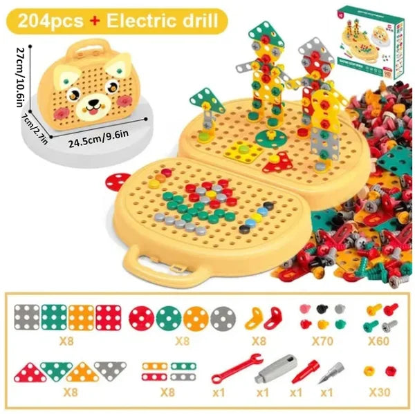 Bouwspeelgoed Set – Gereedschap met Draad – Creatief Spel – Voor Kinderen